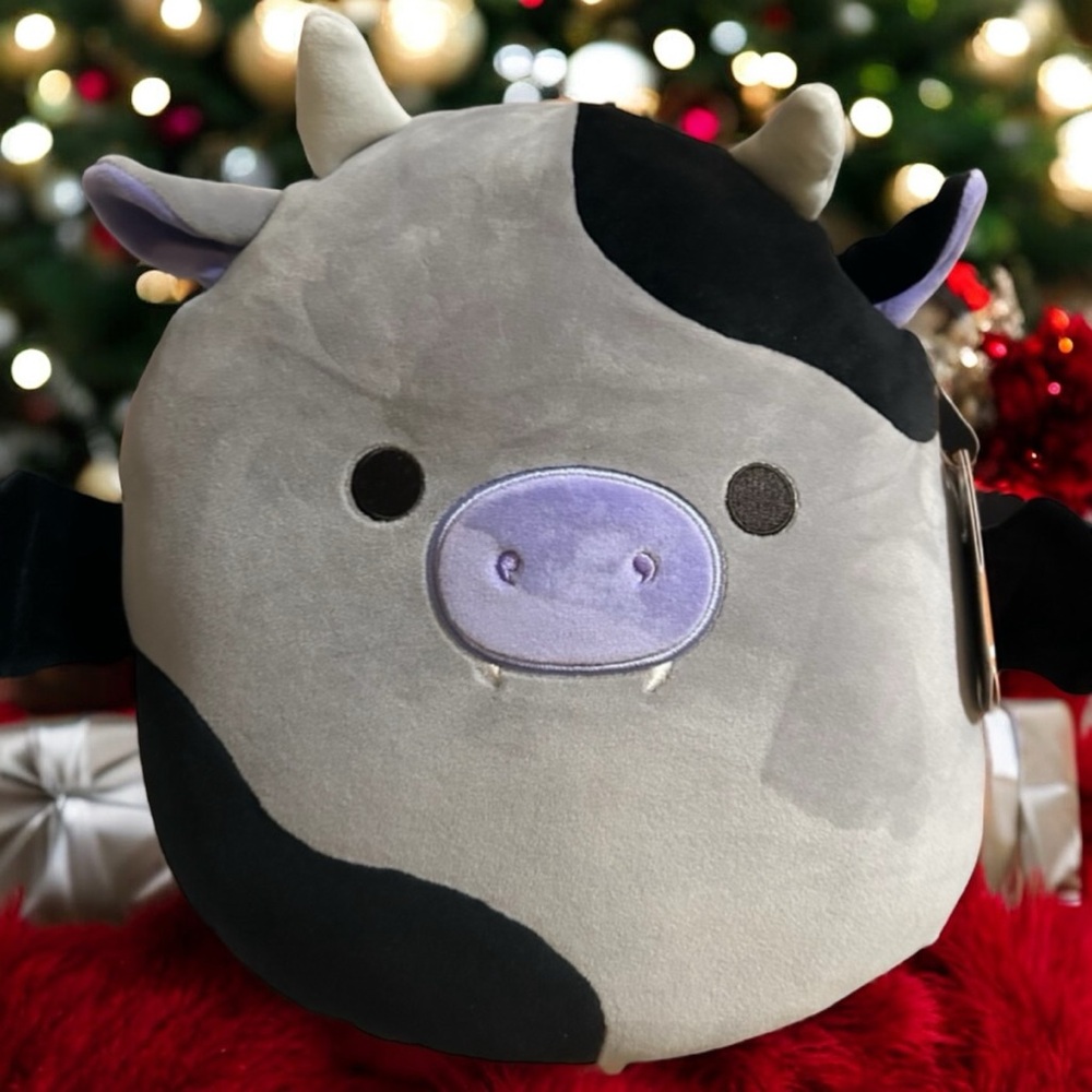 12-inch Bridgette Squishmallows Plush Toy Vampire Bat Cow